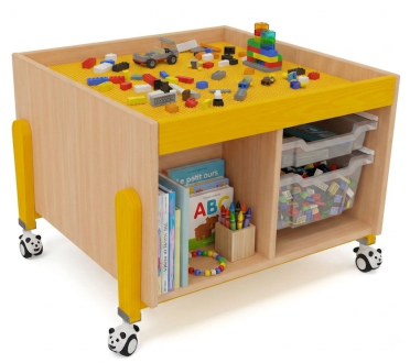 Table d'activité avec tiroirs k’briol